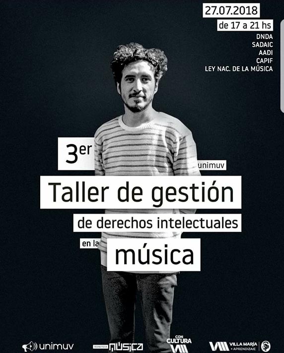 Darán taller sobre gestión de derechos intelectuales