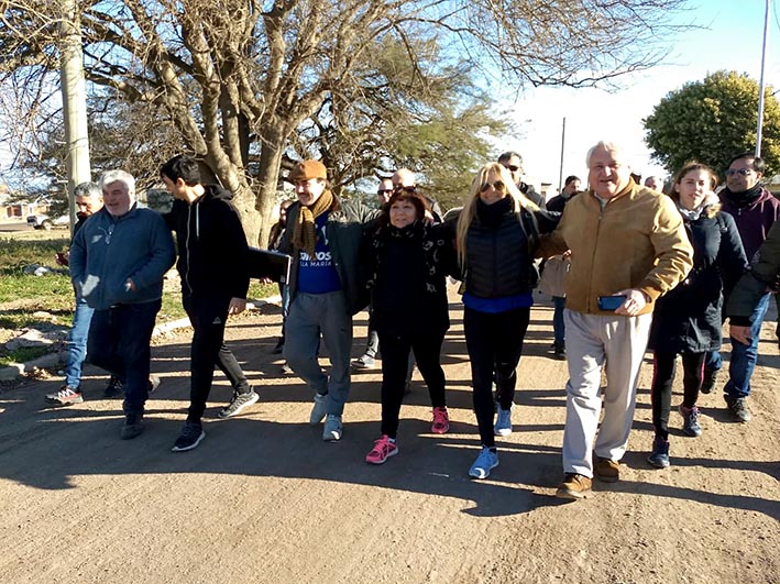 Militantes del espacio Somos recorrieron el San Juan Bautista