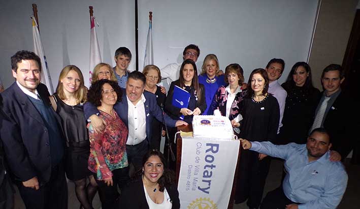 El Rotary Club Villa María festejó sus 80 años con una velada especial