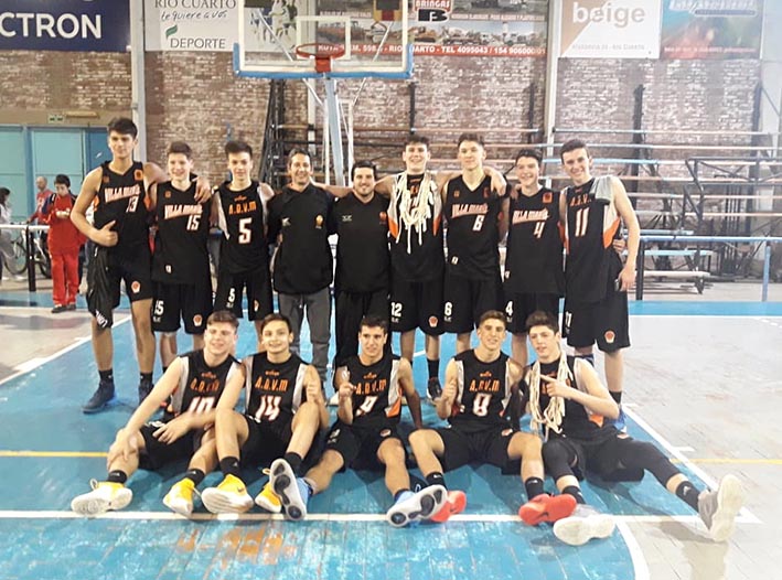 Villa María fue campeón del Cuadrangular U15