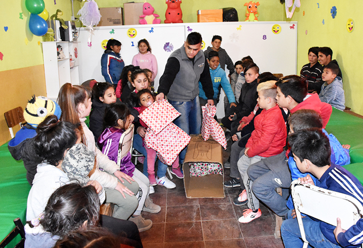 Después del Hospital, fue el turno de Caritas Felices