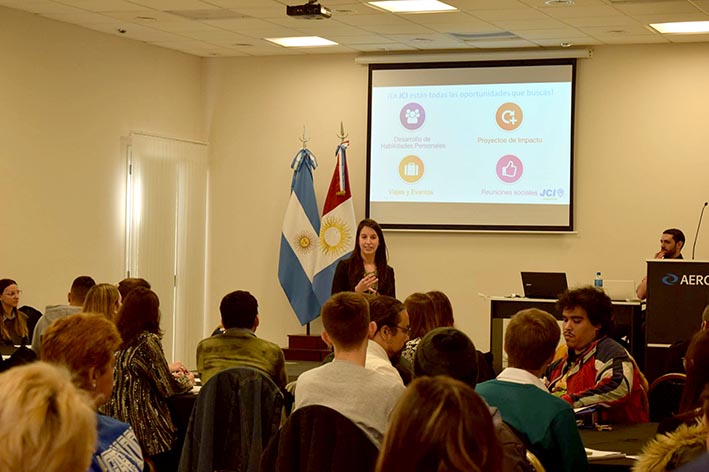Jóvenes locales se reunieron con autoridades de la JCI Argentina