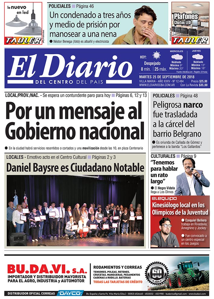 Tapa de papel 25/09/2018